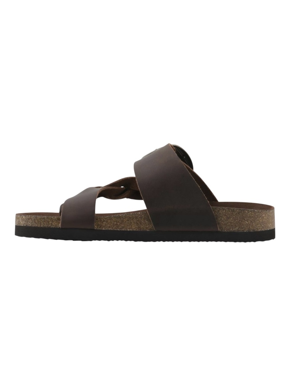 White Mountain 6 Harleta Brown Leather Footbed Sandal NIB - Picture 5 of 14
